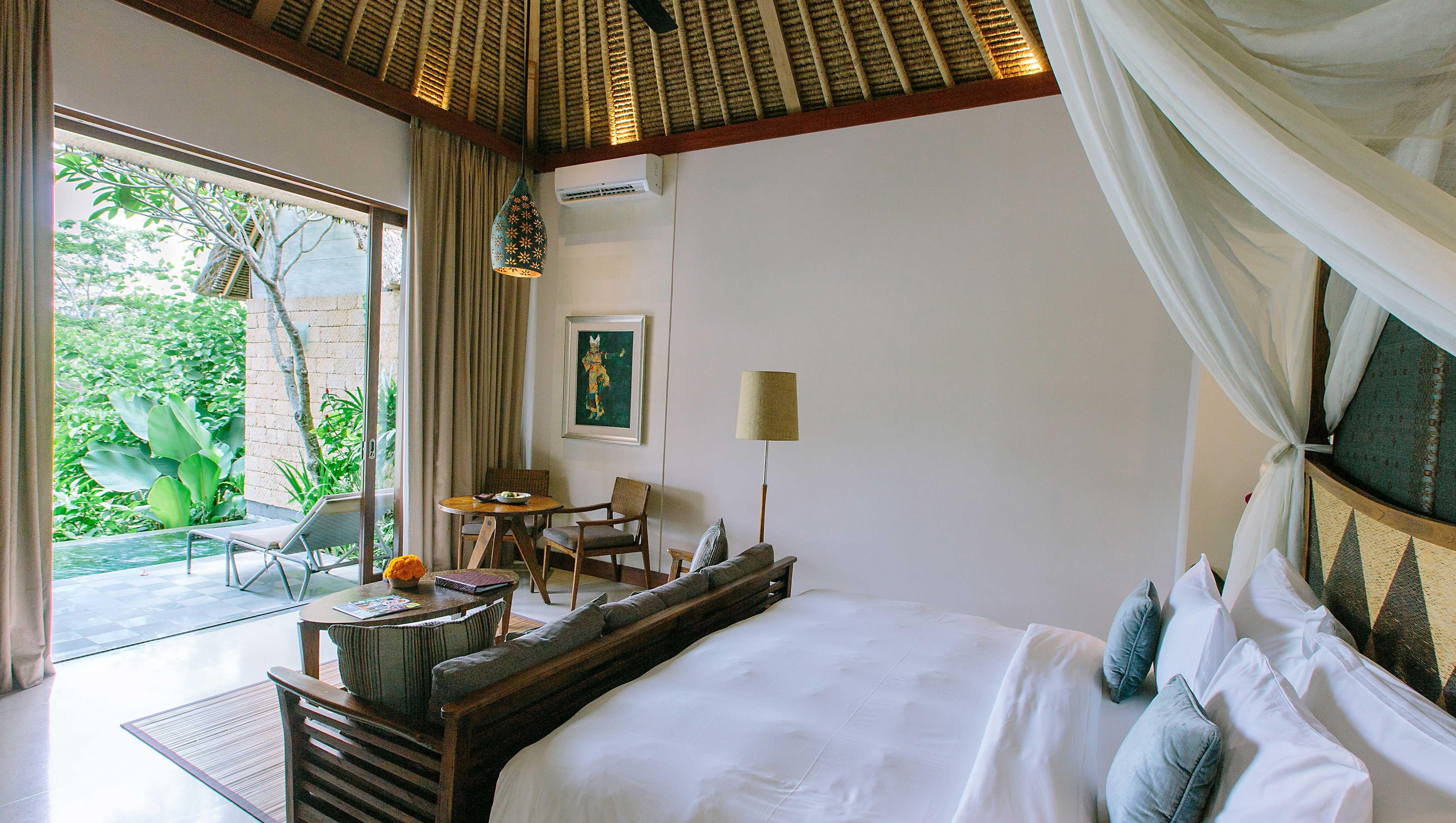 Tejaprana Resort & Spa Ubud Exterior foto A room at the resort